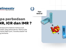 2 Tipe Baterai 18650 yang berbeda